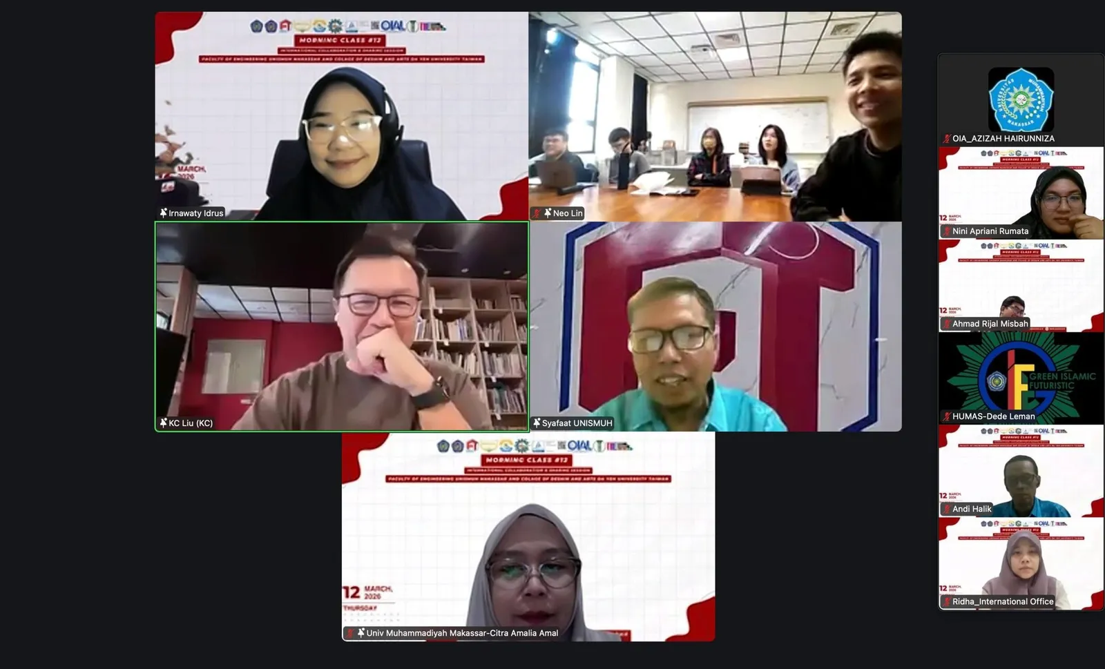 Kuliah Tamu Internasional FT Unismuh Bahas Peran AI dan Desain Arsitektur dalam Pendidikan Karakter
