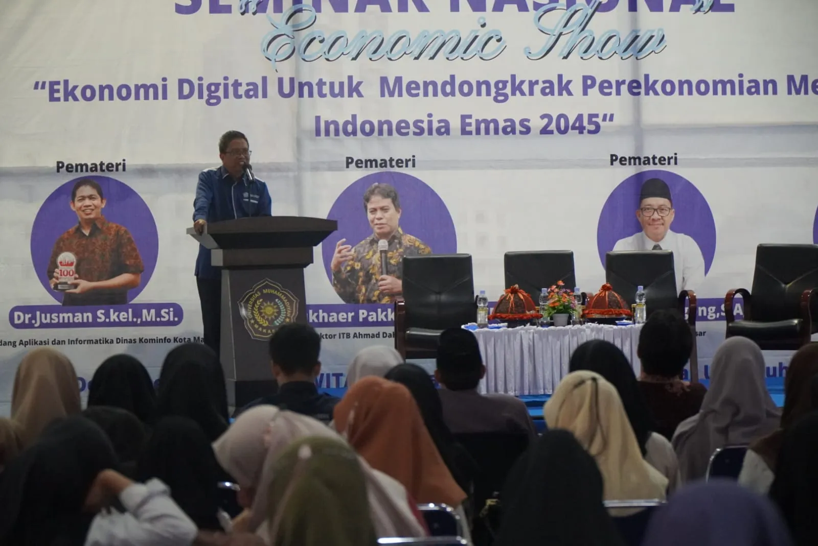 BEM FEB Unismuh Makassar Gelar Seminar Nasional