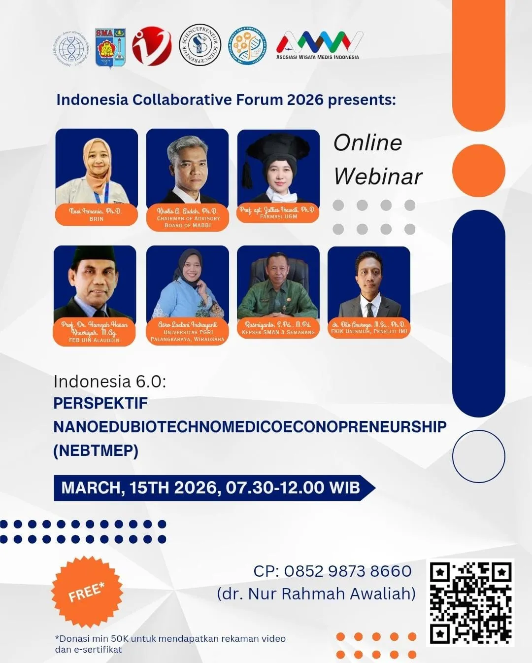 Dosen FKIK Unismuh Jadi Narasumber Forum Nasional Transdisipliner Indonesia Collaborative Forum 2026