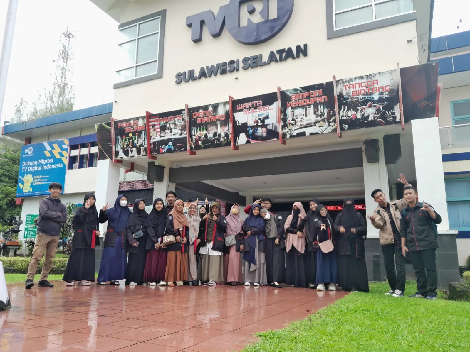 HMJ Pendidikan Agama Islam FAI Unismuh Makassar Berkunjung ke TVRI Sulsel, ini Tujuannya