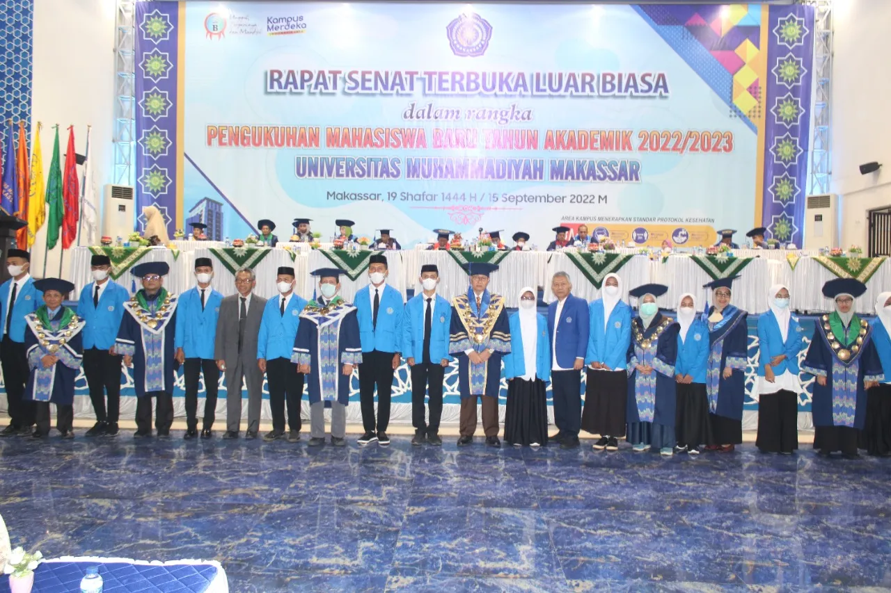 Pengukuhan 4.051 Maba Unismuh, Tiga Profesor Beri Tips Sukses Kuliah